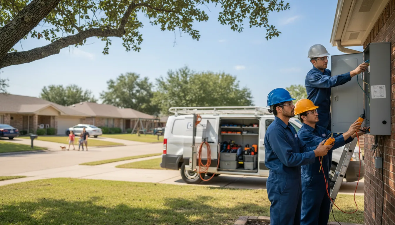 Certified electrician providing emergency electrical services in Combs, KY